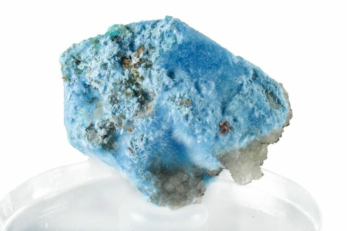Vibrant Blue, Cyanotrichite Crystal Aggregates - China #185998